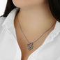"TO A VERY SPECIAL NURSE THANK YOU DOUBLE HEART NECKLACE"