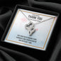"TO A VERY SPECIAL NURSE THANK YOU DOUBLE HEART NECKLACE"