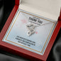 "TO A VERY SPECIAL NURSE THANK YOU DOUBLE HEART NECKLACE"
