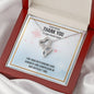 "TO A VERY SPECIAL NURSE THANK YOU DOUBLE HEART NECKLACE"