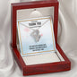 "TO A VERY SPECIAL NURSE THANK YOU DOUBLE HEART NECKLACE"