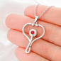 "TO A SPECIAL NURSE STEHOSCOPE NECKLACE"