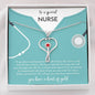 "TO A SPECIAL NURSE STEHOSCOPE NECKLACE"