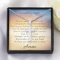 "A NURSE'S PRAYER CROSS NECKLACE"