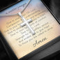 "A NURSE'S PRAYER CROSS NECKLACE"