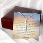 "A NURSE'S PRAYER CROSS NECKLACE"
